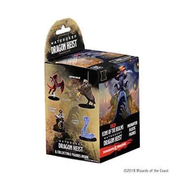 WizKids D&D Icons of the Realms: Waterdeep Dragon Heist Booster for D&D Enthusiasts