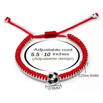 Stylish MANYC Soccer Bracelets for Men, Women & Kids