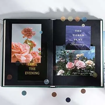 PUDIS 100 Sheet Washi Dots Stickers Scrapbook Stickers Colorful Decorative Journal Sticker Decoration Labels for DIY Journal Planner Scrapbooking Album Journal Supplies (100 Sheets)