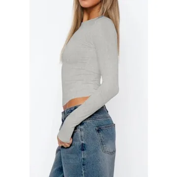 eewoldia Long Sleeve T-Shirts for Women - Stylish & Comfortable Cotton Tops