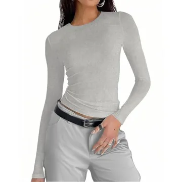 eewoldia Long Sleeve T-Shirts for Women - Stylish & Comfortable Cotton Tops