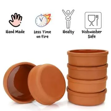Areste Mexican Clay Cookware Set - Terracotta Cooking Essentials