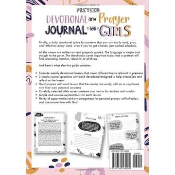 Empowering Preteen Devotional and Prayer Journal for Girls - 52 Weeks of Encouragement and Reflectio...