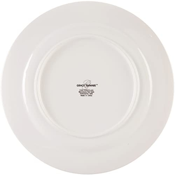 Gracie China Rose Chintz Porcelain Dessert Plate Set