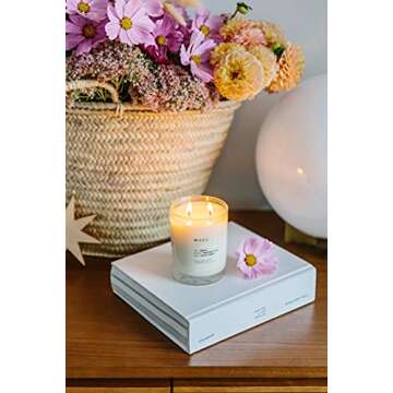 Brooklyn Candle Studio Maui Classic 2 Wick Candle - Luxury Scented Candle, Vegan Soy Wax, Hand Poured in The USA, 70 Hour Slow Burn Time - 13oz