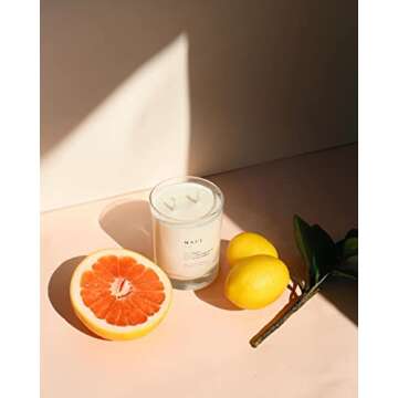 Brooklyn Candle Studio Maui Classic 2 Wick Candle - Luxury Scented Candle, Vegan Soy Wax, Hand Poured in The USA, 70 Hour Slow Burn Time - 13oz