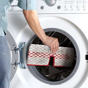 O-Cedar ProMist MAX Spray Mop Head Replacement | Machine Washable | Reusable | Microfiber Refill | Removes 99% of Bacteria