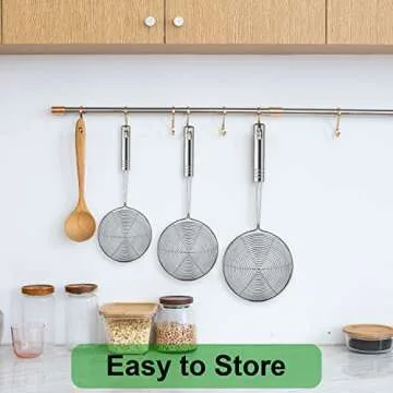 Swify Spider Strainer Set of 3 Stainless Steel Skimmers