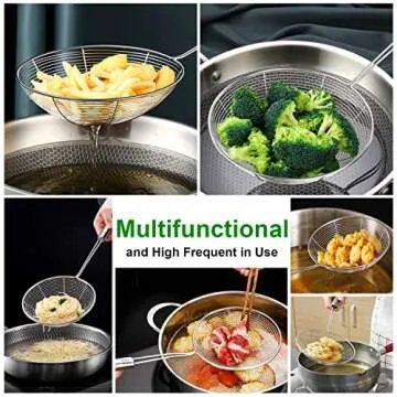 Swify Spider Strainer Set of 3 Stainless Steel Skimmers