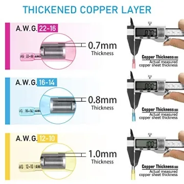 TICONN 250Pcs Heat Shrink Wire Connectors