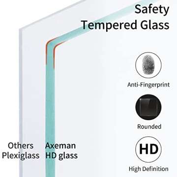 Axeman 16x20 Picture Frame with Mat for 11x14, Solid Oak Wood Poster Frame with Tempered Glass for Home Decor, Wooden 16x20inch Photo Frame for Art Photo and Prints, Wall Hook Included, Natural