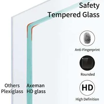 Axeman 16x20 Picture Frame with Mat for 11x14, Solid Oak Wood Poster Frame with Tempered Glass for Home Decor, Wooden 16x20inch Photo Frame for Art Photo and Prints, Wall Hook Included, Natural