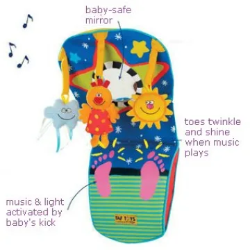 Taf Toys Toe Time Infant Car Seat Toy | Kick & Play Fun