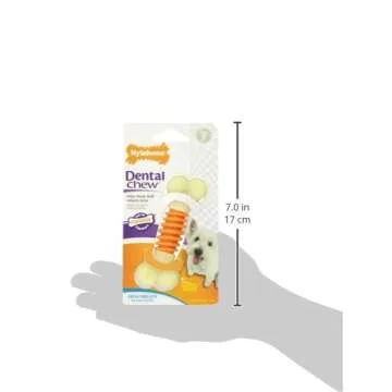 Nylabone PRO Action Power Chew Durable Dental Chew Toy for Dogs, Bacon Flavor, Small/Regular (1 Count)