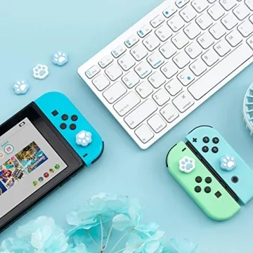GeekShare Cat Paw Thumb Grip Caps for Switch - 4PCS