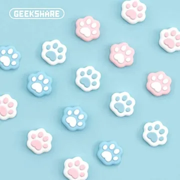 GeekShare Cat Paw Thumb Grip Caps for Switch - 4PCS