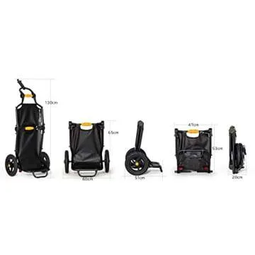 Burley Travoy Compact Cargo Bike Trailer - Tool Free Setup