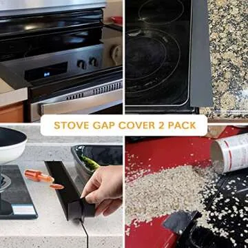 Kitchen Silicone Stove Gap Cover - Easy Clean and Durable