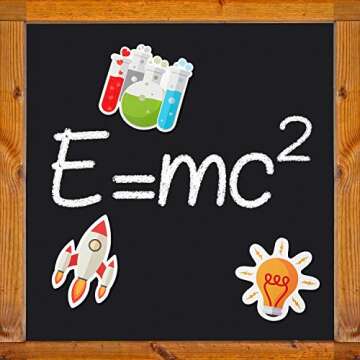 45 Pieces Science Bulletin Board Decorations for Classroom Science Cut Outs Science Lab Accents Mix Versatile for Science Class Party School Bulletin Board Decoration Supplies, 9 Styles