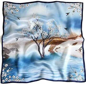 ANDANTINO 100% Silk Scarf - Elegant & Versatile Accessory