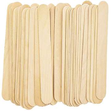Professional Large Wax Waxing Wood Body Hair Removal Sticks Applicator Spatula (500 Pcs)
