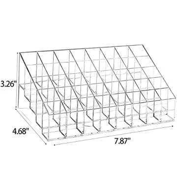 Elegant 40 Grids Lipstick Organizer for Beauty & Art Supplies