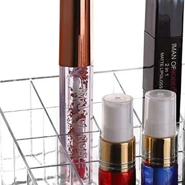 Elegant 40 Grids Lipstick Organizer for Beauty & Art Supplies
