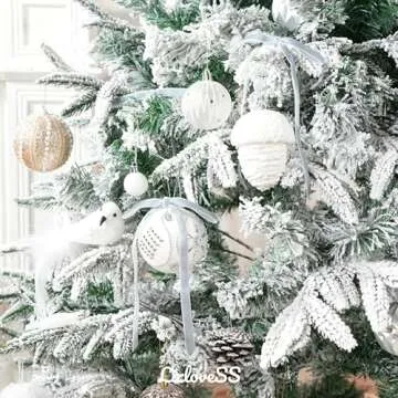 LIZLOVESS Dusty Blue Velvet Ribbon Christmas Bow 5 x 7 Inches Premade Blue Bows for Christmas Tree Hanging Decorations Gift Wrapping Wreaths Crafts Outdoor Indoor Home Decor Wedding, Pack of 24