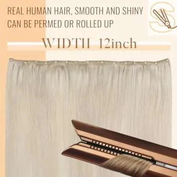 Sunny Hair Beaded Weft Extensions 22 inch Blonde Human Hair