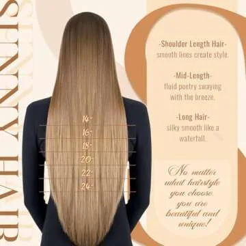 Sunny Hair Beaded Weft Extensions 22 inch Blonde Human Hair