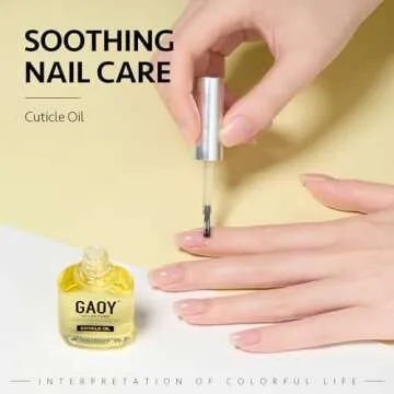GAOY Gel Top Coat, Base Coat and Cuticle Oil Set