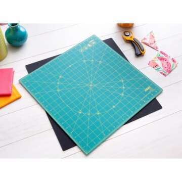 OLFA 17" Rotating Cutting Mat - Self Healing & Durable