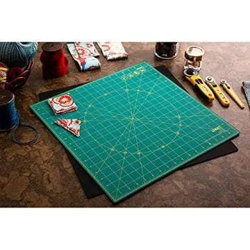 OLFA 17" Rotating Cutting Mat - Self Healing & Durable