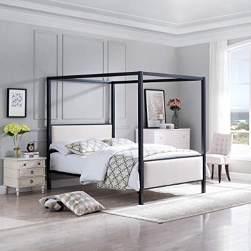 Christopher Knight Home Kama Canopy Queen Bed - Modern Elegance