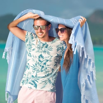 Oversized Quick Dry Turkish Beach Towels in Bulk Pack