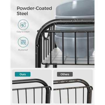 SONGMICS 2-Tier Pull Out Organizer for Kitchen & Bathroom