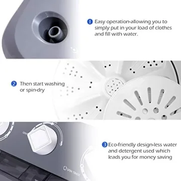 Giantex EP20313 Washing Machine - Compact & Efficient