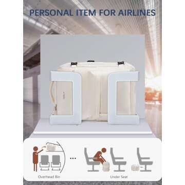 BOSTANTEN Travel Backpack for Women- Flight Approved Carry On Backpack, 15.6" Laptop Backpack Large ...