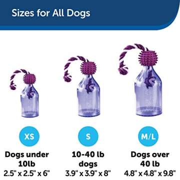 PetSafe Busy Buddy Tug-A-Jug Dog Toy – Slow Feeder and Trainer – Small