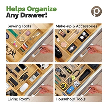 Expandable Bamboo Silverware Organizer for Every Drawer