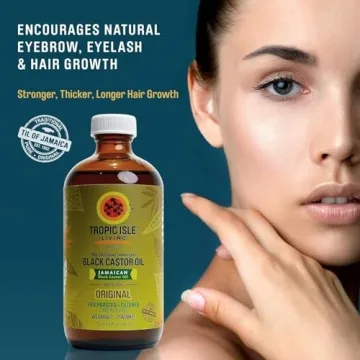 Tropic Isle Living Jamaican Black Castor Oil 8oz | Hair & Skin Care