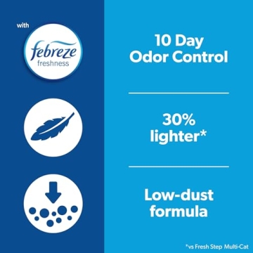 Fresh Step Lightweight Cat Litter with Febreze Freshness