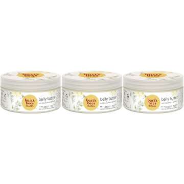 Burt's Bees Mama Belly Butter 3-Pack for Pregnancy Care