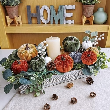 Handmade Velvet Pumpkins for Fall Decor and Gifts