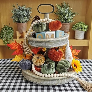 Handmade Velvet Pumpkins for Fall Decor and Gifts