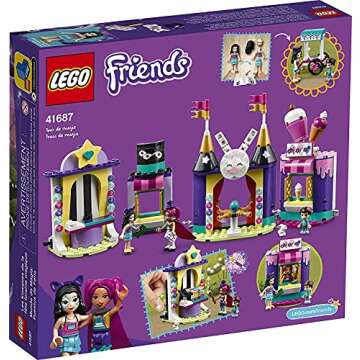 LEGO Friends Magical Funfair Stalls 41687 Building Kit; Carnival Pretend Play Toy for Kids Who Love Magic Tricks; New 2021 (361 Pieces)