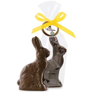 Organic Dark Chocolate Bunny Perfect for Easter Gifts