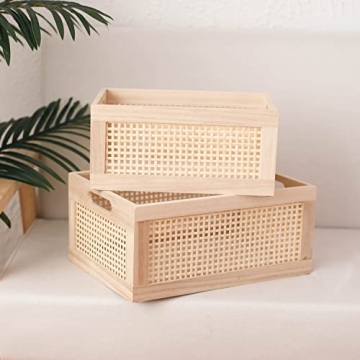 Elegant Wooden Storage Baskets – Perfect for Any Room!