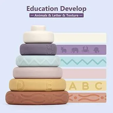 Mini Tudou Stacking Toy: Fun & Safe Play for Babies