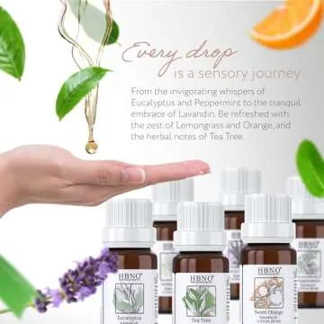 HBNO Essential Oils Set - Aromatherapy Essential Oil Gift Set